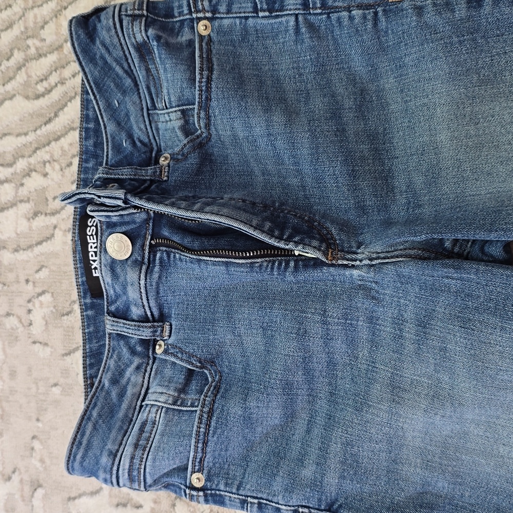 Express Ankle Jean Legging High Rise - Picture 2 of 4